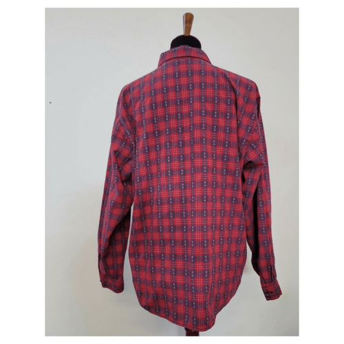 Vintage Sweetest 1990's Plaid with Hearts Button Up - Picture 3 of 8