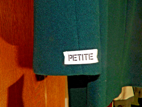 London Fog Women's Wool Pea Coat Spruce Winter Coat With Scarf 6 petite NW Tag - Picture 3 of 7