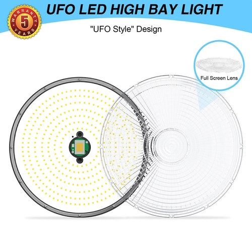 200 Watt UFO LED High Bay Light Industrial Warehouse Factory Commercial Lighting - Picture 5 of 11