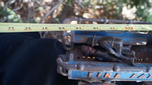 Antique Circa 1900 - 1930 Cast Iron Horse Drawn FIRE PATROL Engine Truck Toy - Picture 17 of 19
