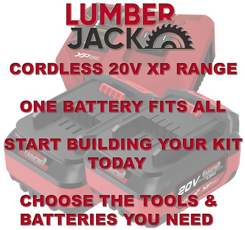 Lumberjack Cordless Power Tools 20V Lithium XP Range Drills Saws Nailers Kits - Picture 134 of 222