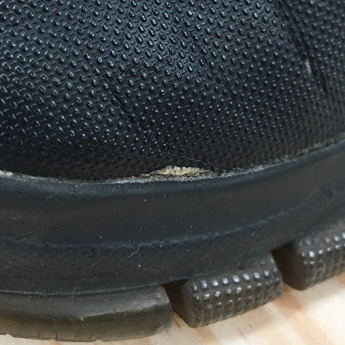 Report Shoes Womens 6.5 Mule Clogs Casual Cmfort Black Leather Faux Fur Slip On - Picture 3 of 16