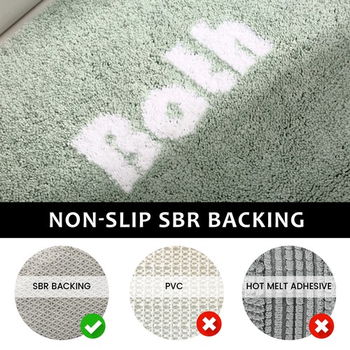 20"×31" Bathroom Mat Absorbent Soft Bath Mat Thickened Non-Slip Rug Floor Carpet - Picture 35 of 61