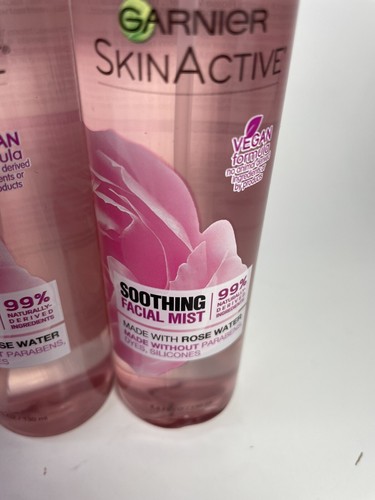6 Garnier Skin Active beruhigender Gesichtsspray Rosenwasser vegane Formel 4,4 Oz. LESEN* - Bild 8 von 11