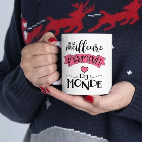 Mug La meilleure maman du monde - Idée cadeau - Tasse en collection céramique