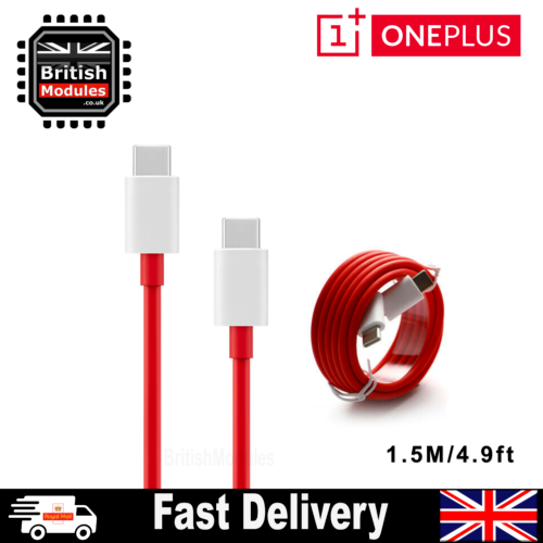 Cable OnePlus SUPERVOOC 1.5M Tipo-C a Tipo-C 65W 6.5A para 10 9 Pro 8 7 7Pro - Imagen 1 de 6