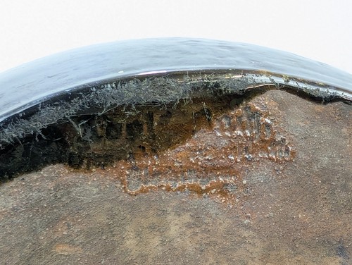 Jarrón de cerámica Art Nouveau antiguo alrededor de 1910 jarrón con asa marca de suelo sin usar signo. - Imagen 8 de 12