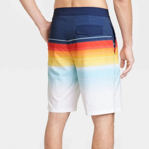 NWT Goodfellow stretch 10" inseam board trunks shorts Men's 32 - Picture 3 of 5