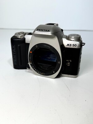 Reflex Pentax MZ-50 Argenté – Vendu Pour Pièces Ou Ne Fonctionne Pas