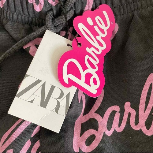 ZARA BARBIE™ MOVIE MATTEL PLUSH BERMUDA SHORTS NWT XS LIMITED EDITION - Picture 3 of 7