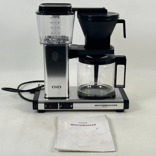 Technivorm Moccamaster 53941 KBGV Select 10-Cup Coffee Maker, Polished Silver