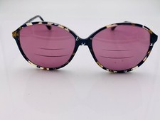 Vintage Ashley Stewart Marble Blue Oval Sunglasses FRAMES ONLY USA