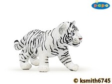 NEW * Papo TIGER CUB solid plastic toy figure wild zoo animal cat baby