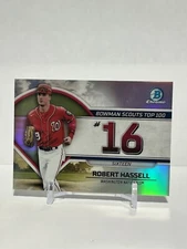 2023 Bowman Chrome Robert Hassell Bowman Scouts Top 100 BTP-16
