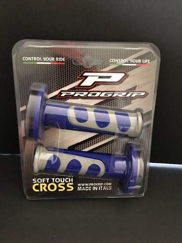 PRO GRIP EVO MX GRIPS MODEL 793 GREY BLUE. X - Picture 2 of 4