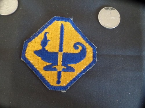 WW2 U.S. ARMY A.S.T.P. PATCH. NO REACTION TO UV LIGHTING. - Picture 1 of 2