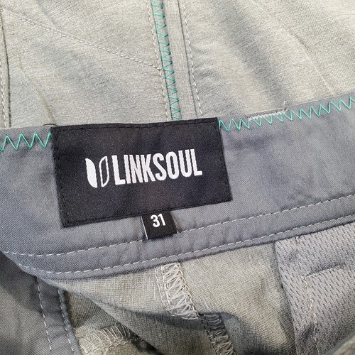 Linksoul Shorts Herren 31 hellbraun Chinohose Performance Stretch Golf leicht - Bild 8 von 9