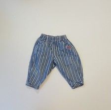 VTG Osh Cosh B&rsquo;Gosh 18m Striped Chambray Bubble Pants