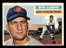 1956 Topps Baseball #255 Bob Lemon VG *g1