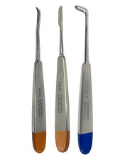 Premium 3 Pcs Dental Root Elevators Oral Surgery PDL Luxating CHOMPRET elevator