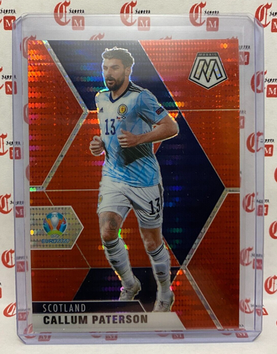 Callum Paterson RED PULSAR PRIZM 2021 Panini Mosaic UEFA Euro 2020 SCOTLAND #84