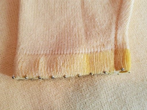 Quacker Factory Butterfly Sequins Yellow Long Sleeve Knit Sweater Womens Plus 1X - Picture 10 of 12