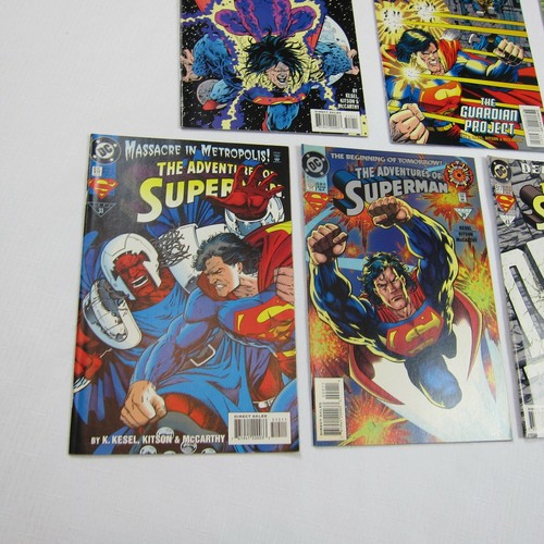 Lot 10 Vintage 1994 Adventures of Superman Comic Books 508, 509, 511, 512, 513 - Picture 5 of 12