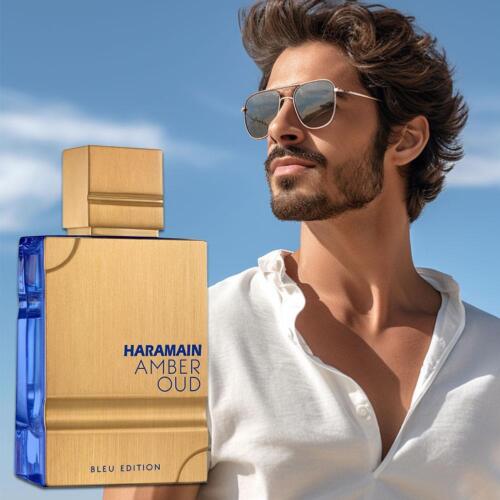 Amber Oud Bleu Edition by Al Haramain profumo unisex EDP 2,0 oz nuovo con scatola - Foto 3 di 10