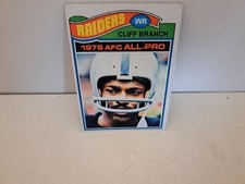 CLIFF BRANCH 1977 Vintage Topps Card 470 OAKLAND RAIDERS All-Pro HOF Exc