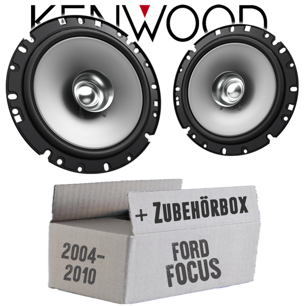 Kenwood Lautsprecher FüR Ford Focus 2 Boxen 16Cm Koax Auto Set Heck TüRen Seite-image