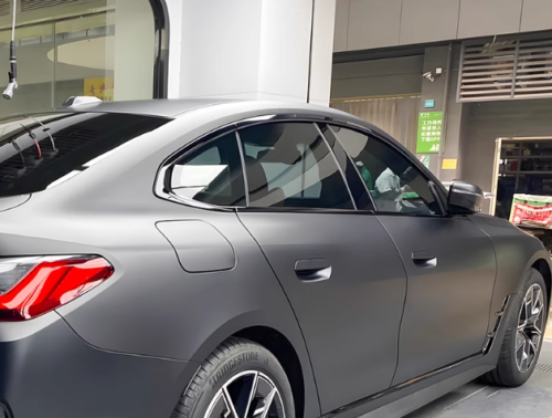 Black Titanium Car Window Strip Cover Trim For BMW 2-Series F44 4-Door 21-2023 H - Picture 4 of 7
