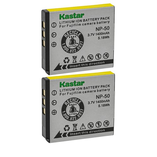 Kastar NP-50 Battery Replacement for Pentax Optio Q Q7 Q10 Q-S1 Ricoh WG-M2 - Picture 6 of 8