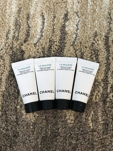 4 X Chanel La Mousse Anti Pollution Cleansing Cream To Foam 5 mL / 0.17 oz Each