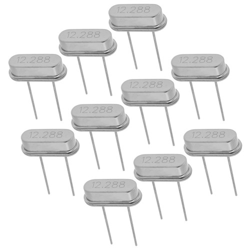 10pcs HC-49/S 12.288 MHz Quartz Crystal Resonator Piezoelectric Oscillator - Picture 4 of 4