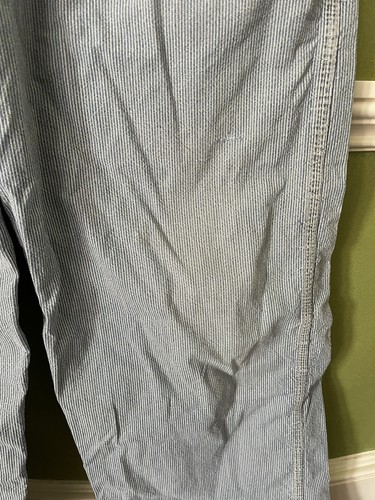 Vintage Lee Bib Overalls Hickory Stripe 32x26 Railroad Farm Workwear 70s - Picture 7 of 9