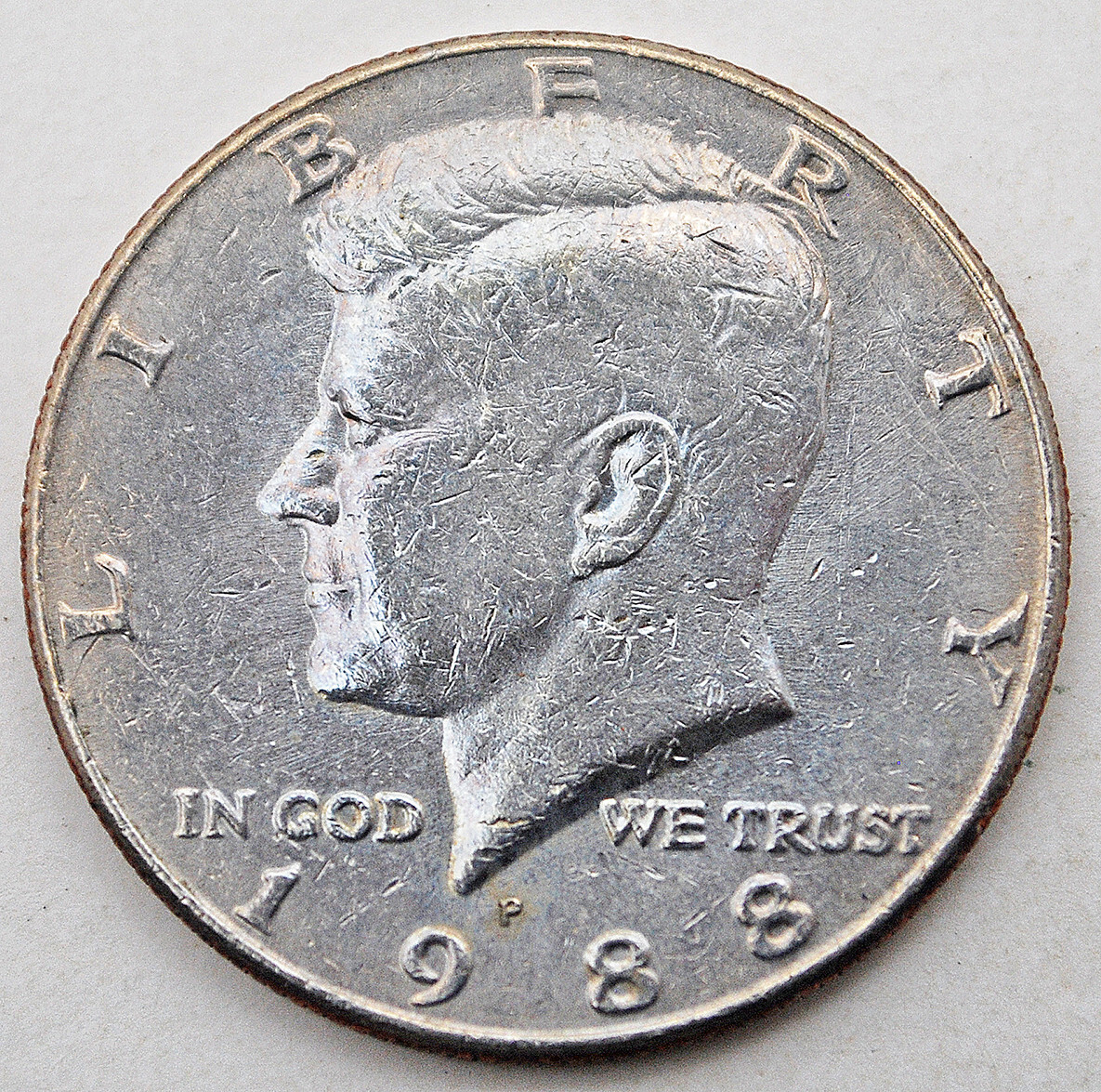 non・no 1988年 No.1 1988-P Kennedy Half Dollar - Not Cleaned | eBay