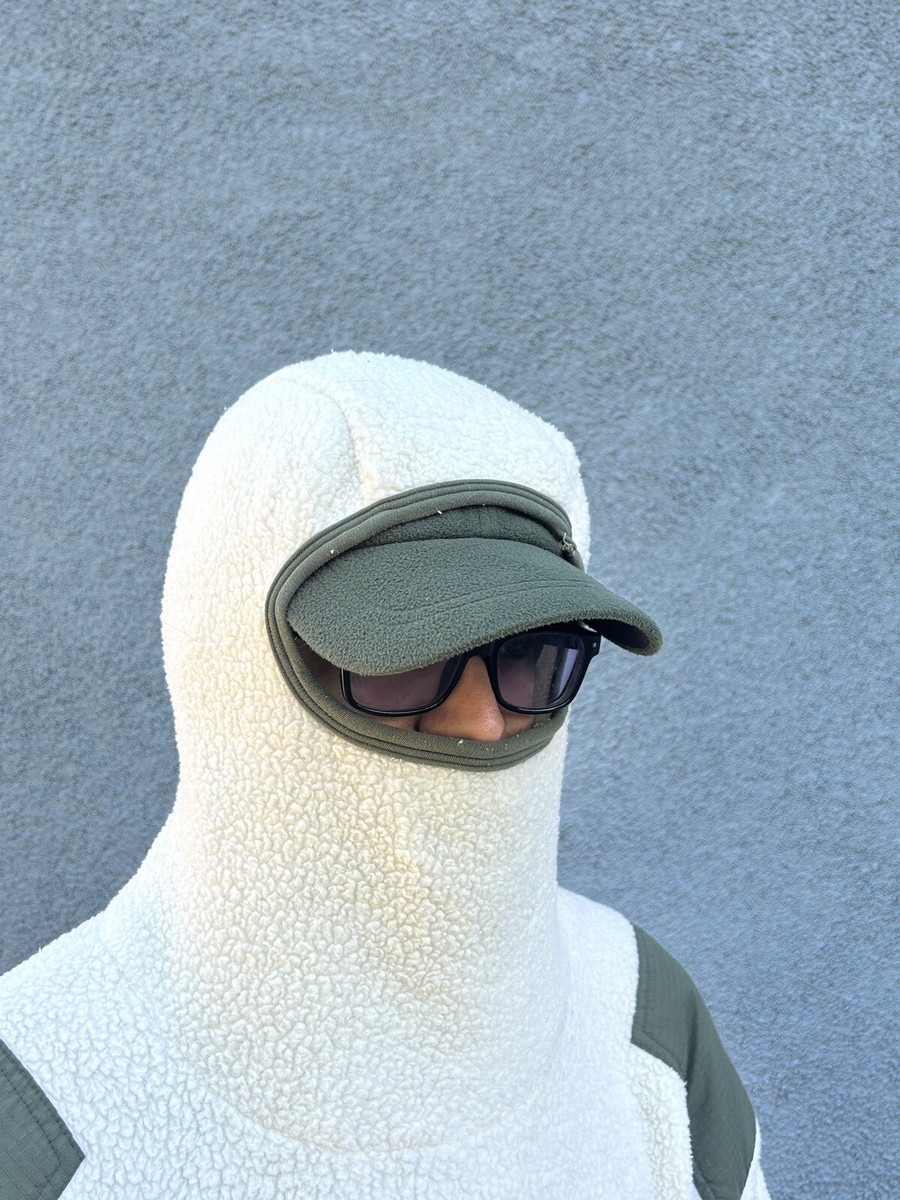 Nike ACG Ninja Fleece Balaclava White Size M Sherpa Vintage Nike ACG Ninja Fleece Balaclava White Size M Sherpa Vintage