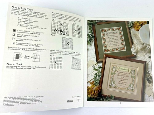 Friendship Thoughts Counted Cross Stitch Jorja Hernández Leisure Arts 2002 - Imagen 7 de 12