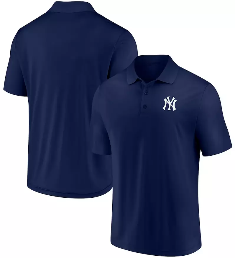 Men's Fanatics Branded Navy/Gray New York Yankees Dueling Logos Polo Combo Set