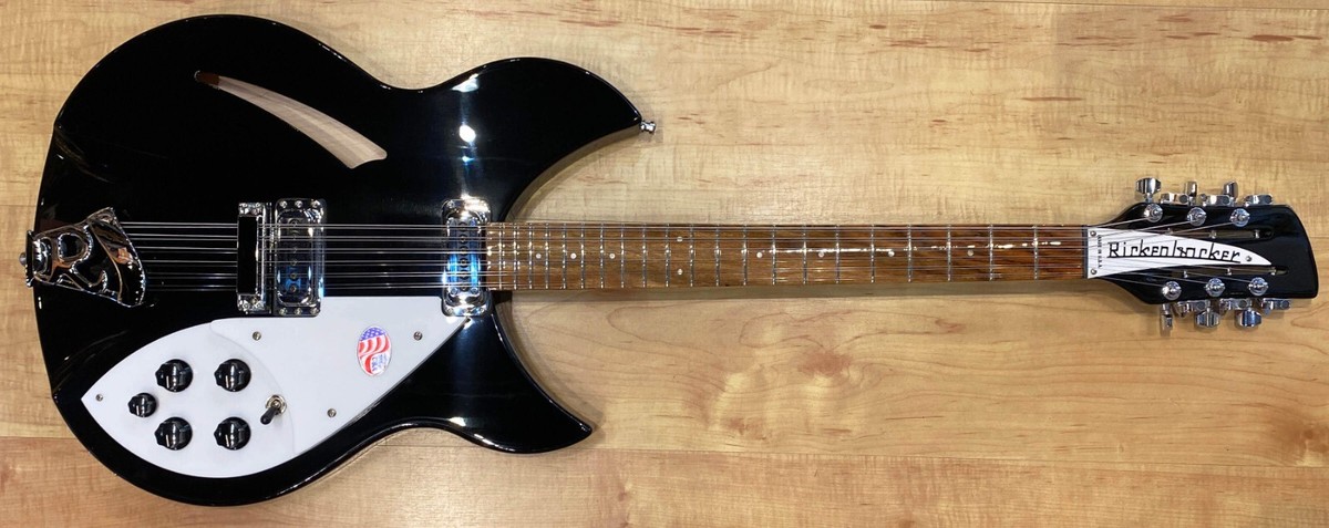 Rickenbacker 330 ブラックエレキギター Rickenbacker 330/12 12-String Matte Black – Chicago Music