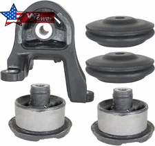 5 Rear Differential Arm Mounting Bushing+Top Support Kit For Honda CR-V CIVIC