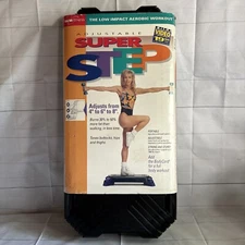 New Vintage 90s SLM Fitness Low Impact Adjustable Super Step Aerobic Stepper 93