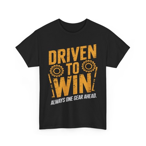 Camiseta Driven to Win - Regalo de cumpleaños perfecto para engranajes competitivos - Imagen 2 de 3