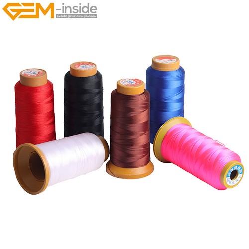 0.2mm 230 Meters 210D Nylon Beading Cord Knotting Jewelry Making Thread Spool - Picture 1 of 60