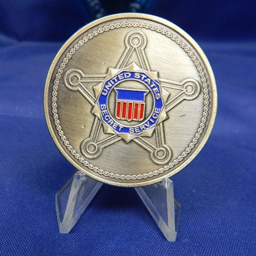 SECRET SERVICE CHALLENGE COIN SAINT MICHAEL PATRON SAINT OF LAW ENFORCEMENT 1.5"