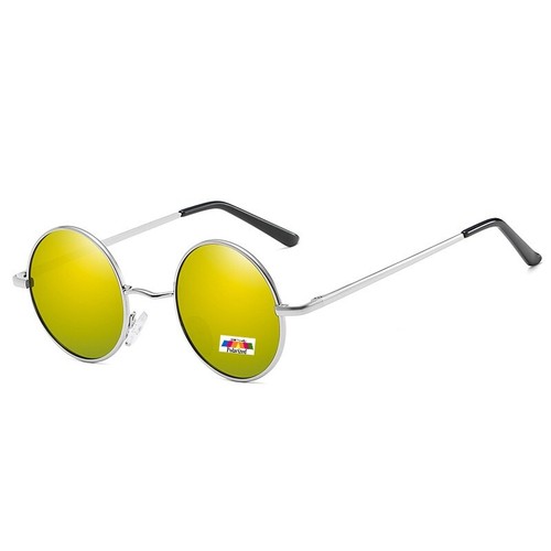 Polarised Mens Womens Vintage Polarized Glasses Eyewear Round Sunglasses R001 - Picture 30 of 31