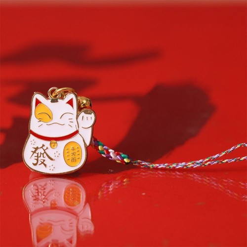 Polyester Chinese Style Cat Phone Pendant Female Lady Girl - 第 13/17 張圖片