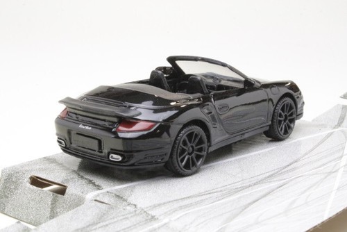 MotorMax Porsche 911 Cabriolet Black 1:43 Scale 4 Inch Diecast Model Car - Picture 2 of 3