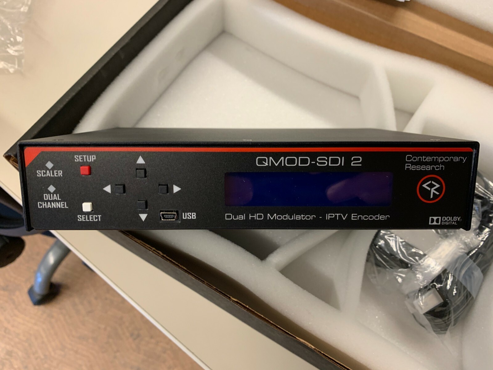 NEW Contemporary Research QMODSDI 2 RF Modulator/IP Encoder eBay