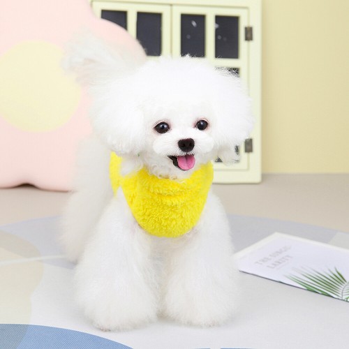 Winter Fleece Pet Dog Clothes Puppy Jumper Coat Vest for Small Dogs Apparel Pink - Picture 11 of 18